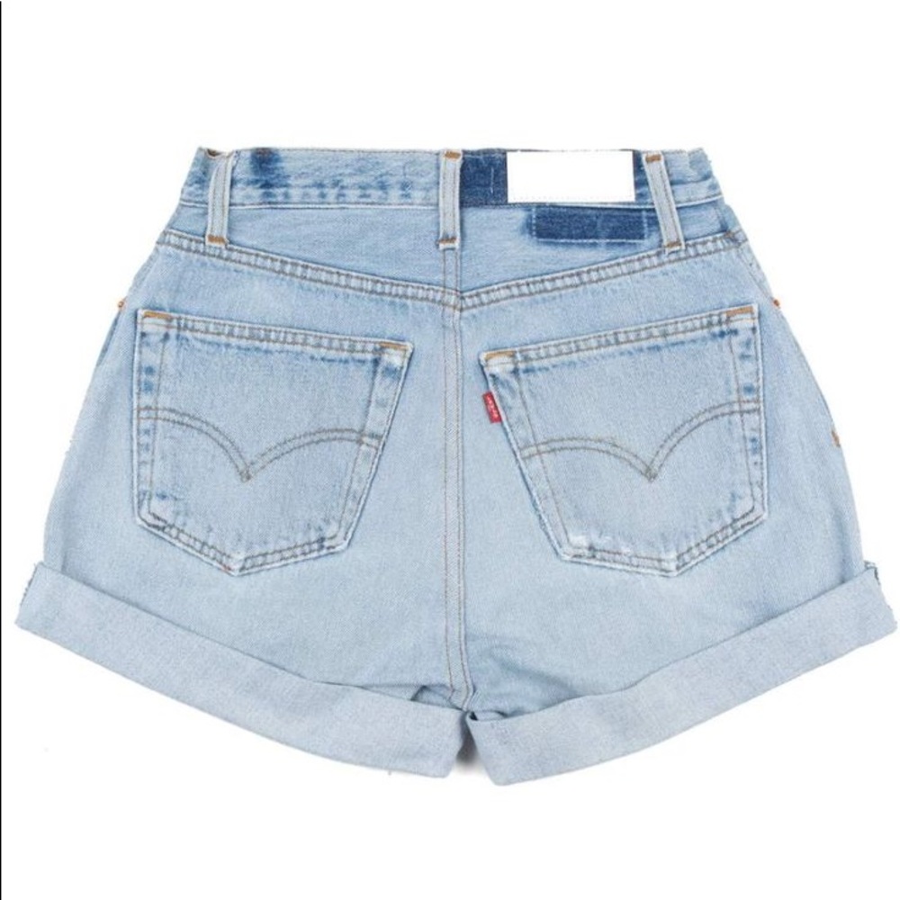 RE/DONE x Levi's | NWT 90's denim shorts light wash 26